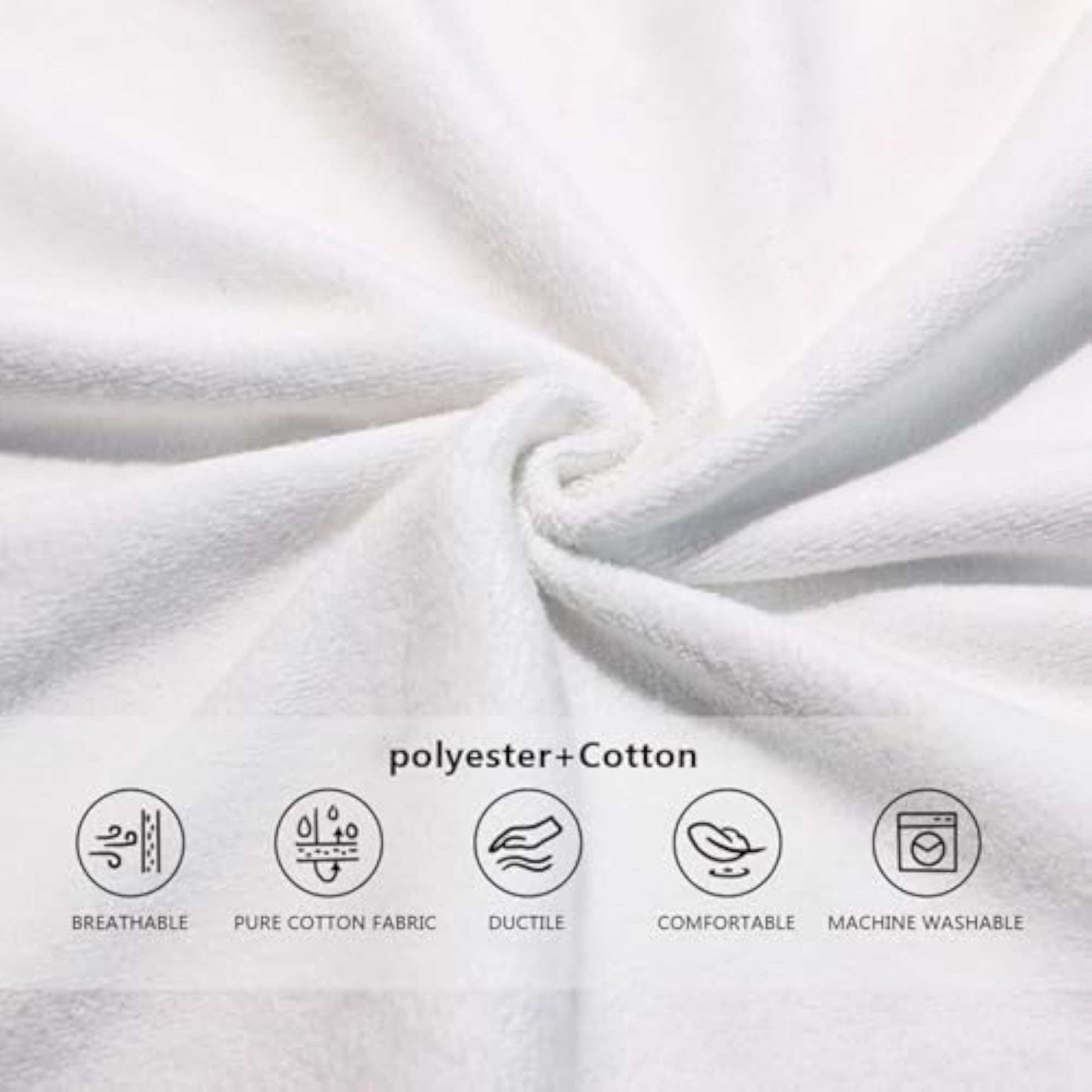 Halloween Hand Bath Towels, Bloody Handprints Design